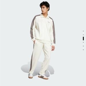 adidas Originals men’s Cream and Brown Tracksuit